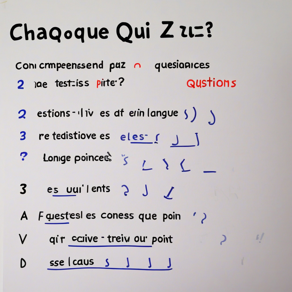 Des quiz de français pour tester son niveau au lycée