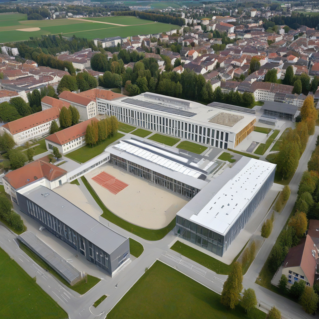 Nouveau lycée Leibniz – Campus scolaire de Feuerbach