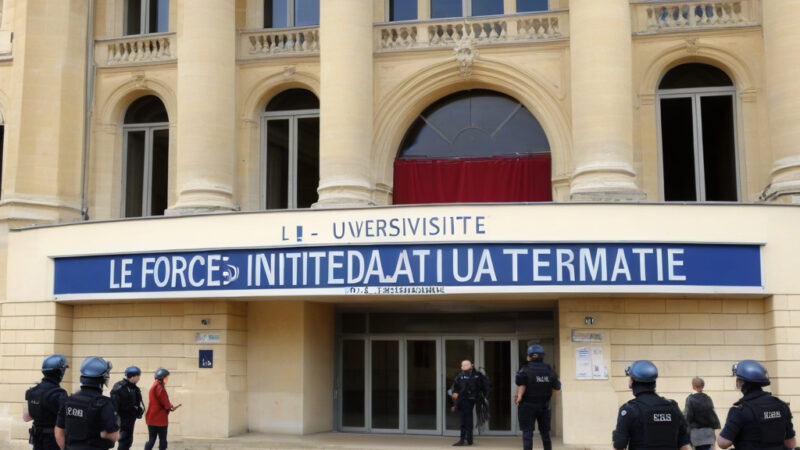 Intervention des Forces de l’Ordre à Dijon : Évacuation d’un Amphithéâtre Occupé