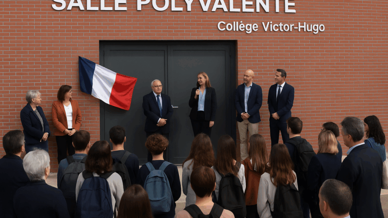 Victor-Hugo inaugure sa nouvelle salle polyvalente, lieu de créativité et de partage