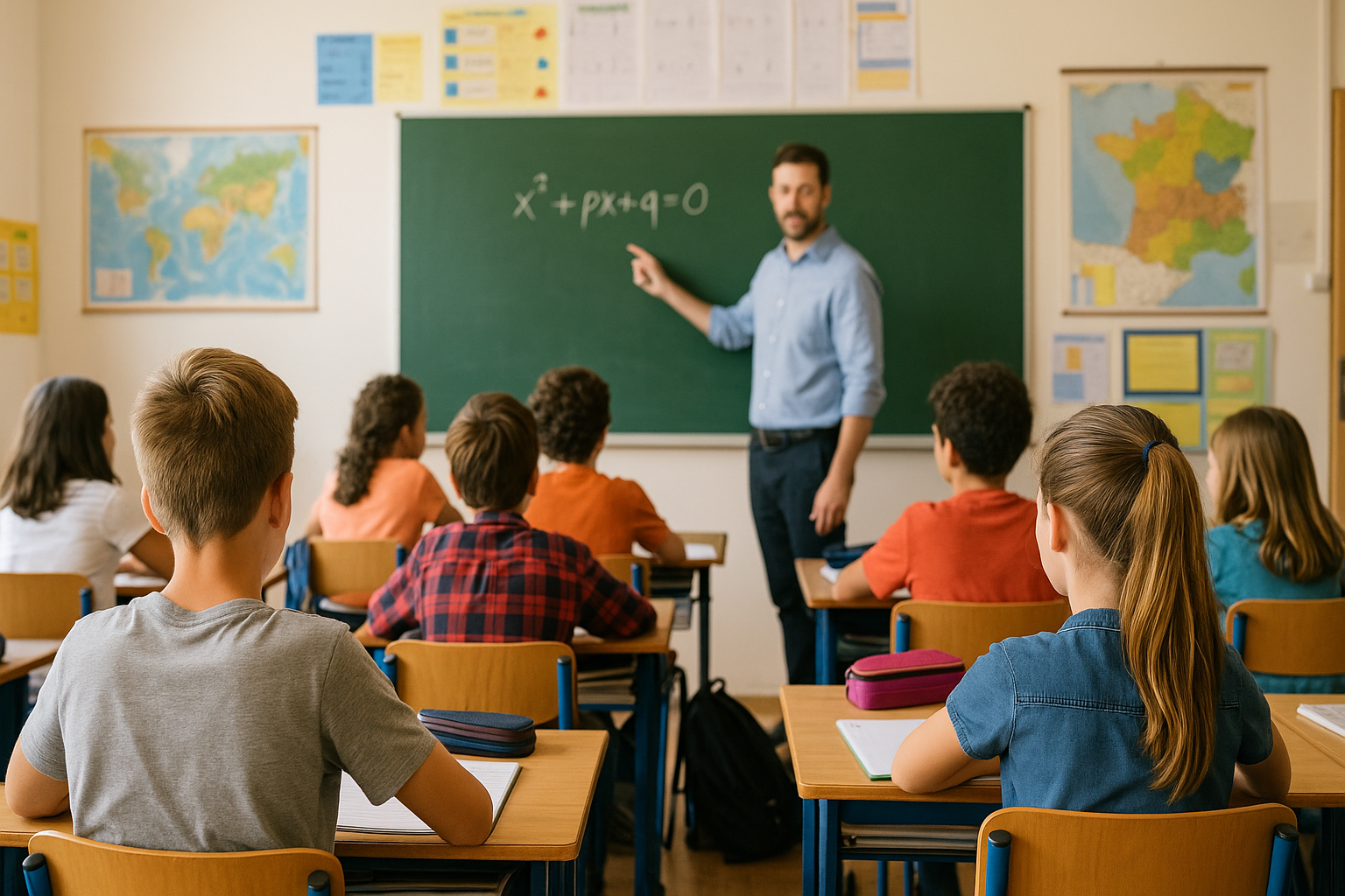 Dans les classes surchargées, l’école tient debout… mais jusqu’à quand ?