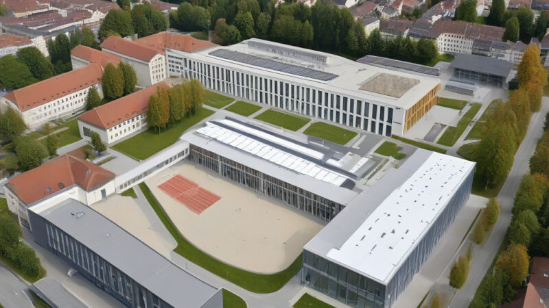 Nouveau lycée Leibniz – Campus scolaire de Feuerbach