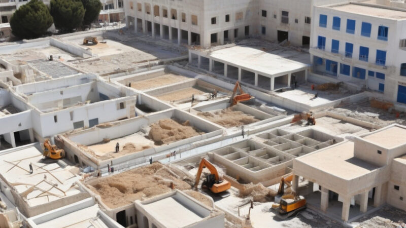 Avancement des Travaux du Lycée El Jalaâ à Bizerte-Sud : Un Nouveau Souffle pour l’Éducation