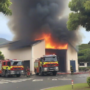 Une classe en partie incendiée au collège Portes de Fer