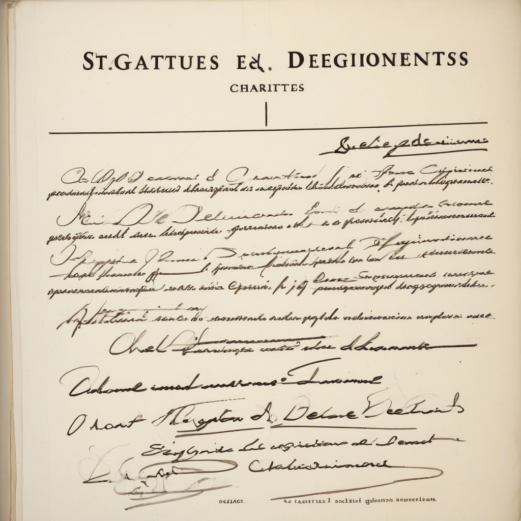 Statuts, règlements, chartes et délégations de signature