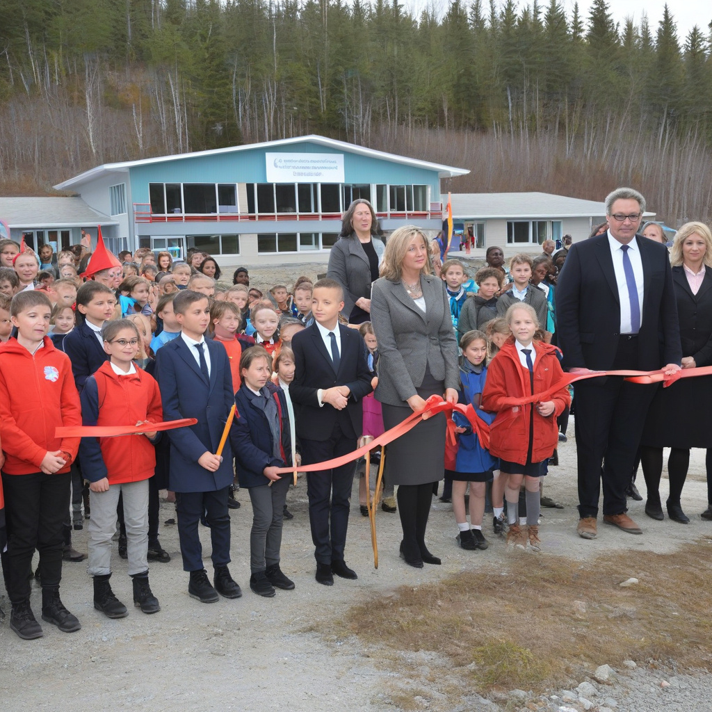 Inauguration de l’école primaire de la Grande-Ourse à Rivière-du-Loup