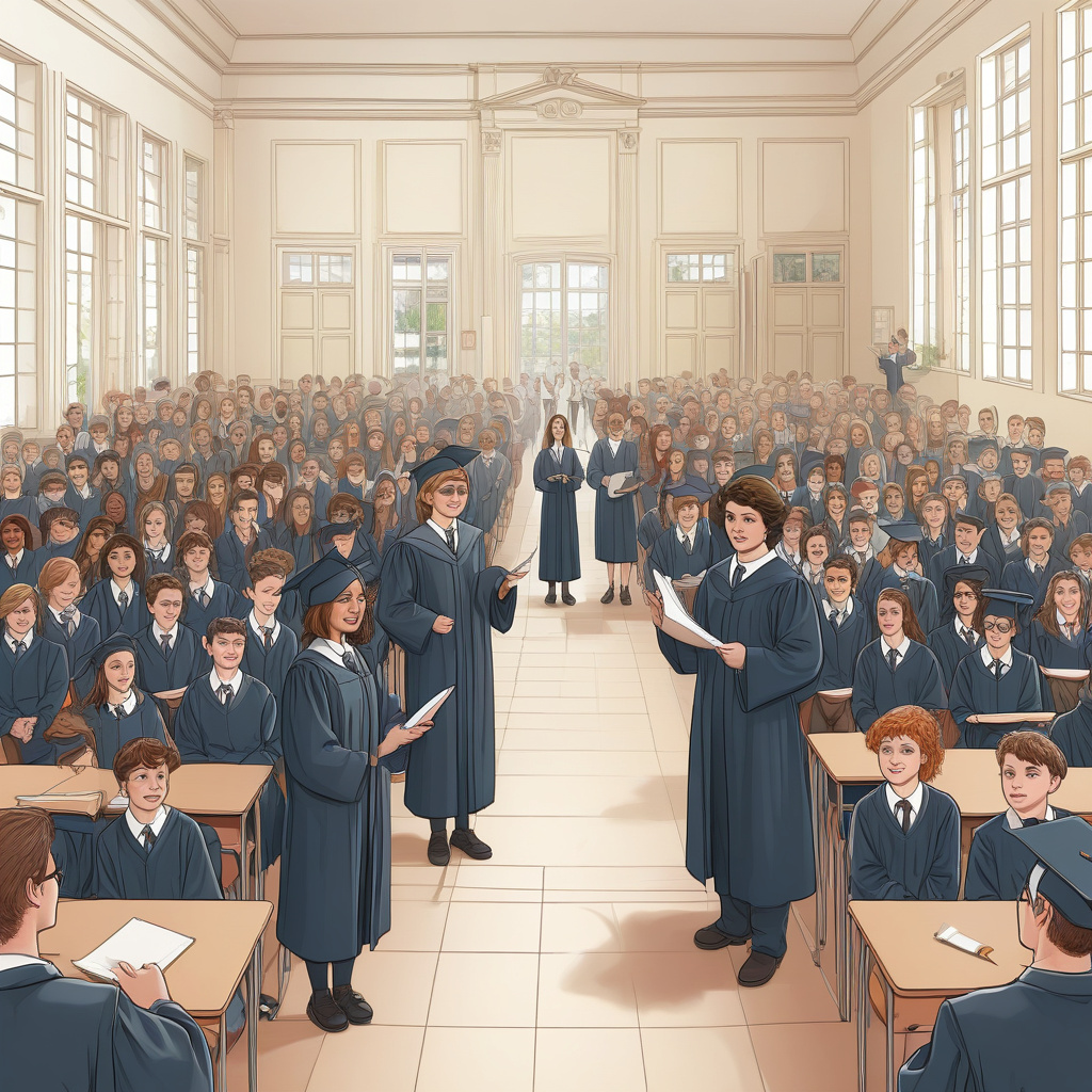 Remise des diplômes au lycée Belin