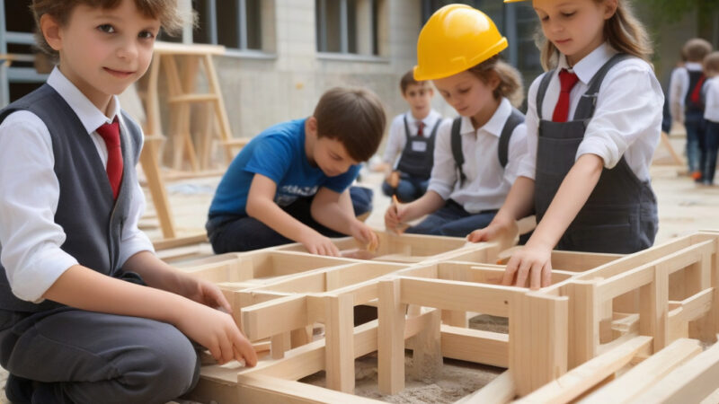 Journées de l’architecture : à l’école, les enfants sont initiés à la construction écoresponsable