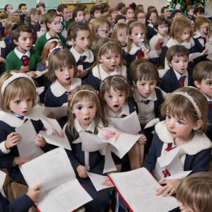 Audition de Noël des enfants de l’école primaire du Centre à la médiathèque ce samedi