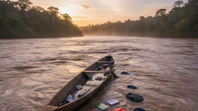 Disparition de quatre enseignants en Guyane après le chavirage d&rsquo;une pirogue sur le fleuve Maroni
