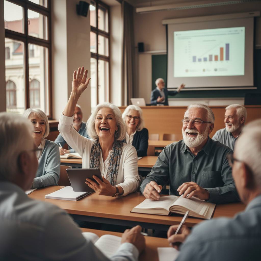 « Franchement, je m’éclate » : les seniors toujours plus nombreux à s’inscrire à l’université